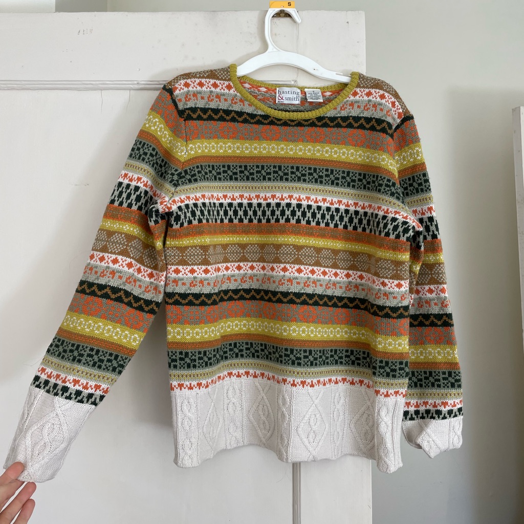 Multicolor Vintage Sweater Size S